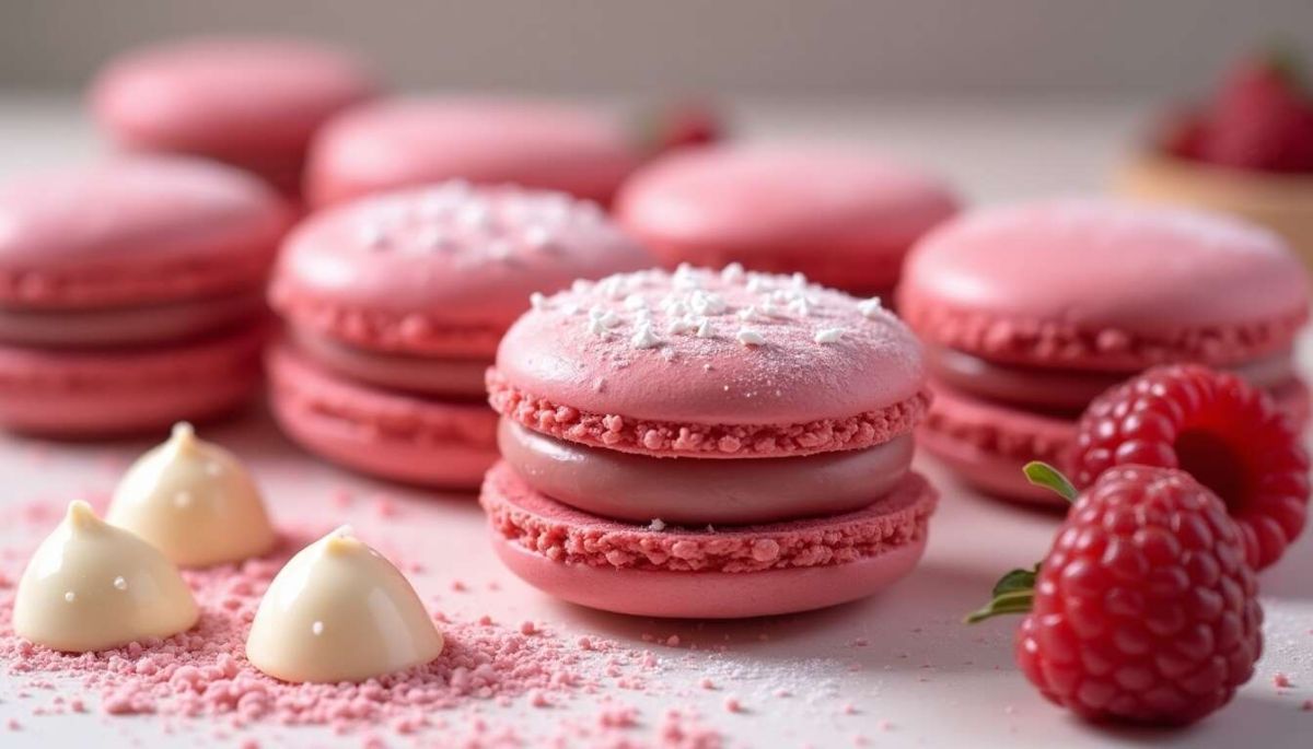 La douceur des macarons à la framboise révélée