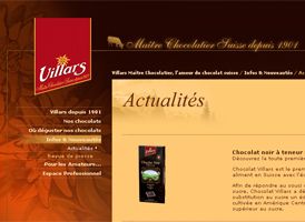 Le chocolat noir révolutionnaire de Villars, sucré à la stévia