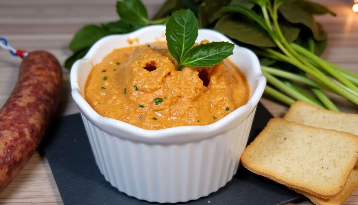 Dégustez une tartinade colorée de carotte, paprika et fromage frais