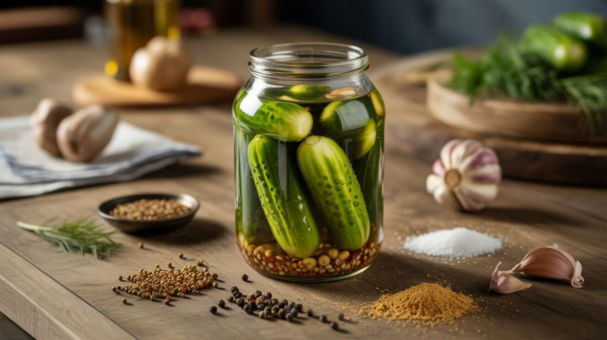 Préservez la fraîcheur de vos cornichons maison avec la saumure idéale