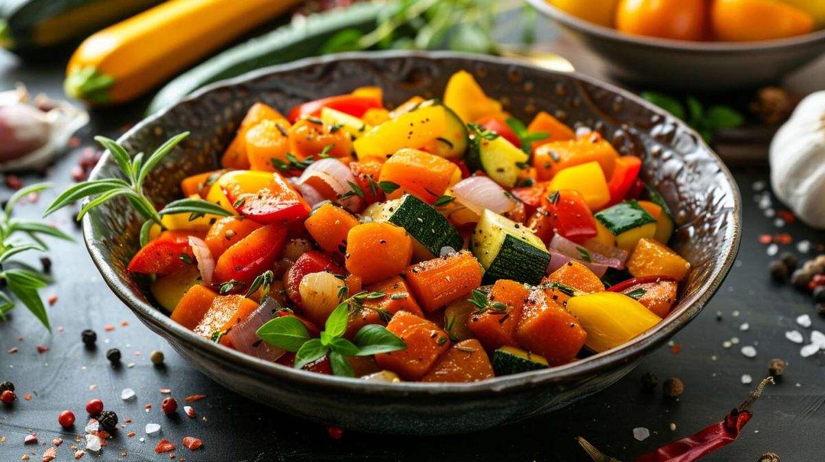 Une explosion de couleurs : découvrez ma poêlée de légumes savoureuse