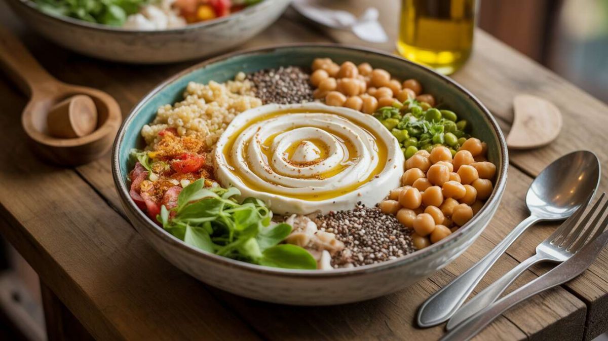 Recette : buddha bowl d'été et sa sauce crémeuse