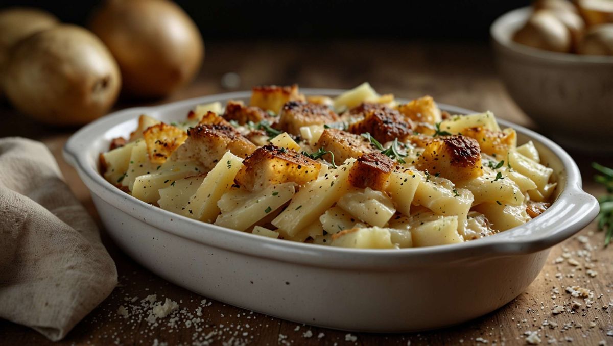 Un gratin réconfortant de pommes de terre et viande hachée à tester rapidement