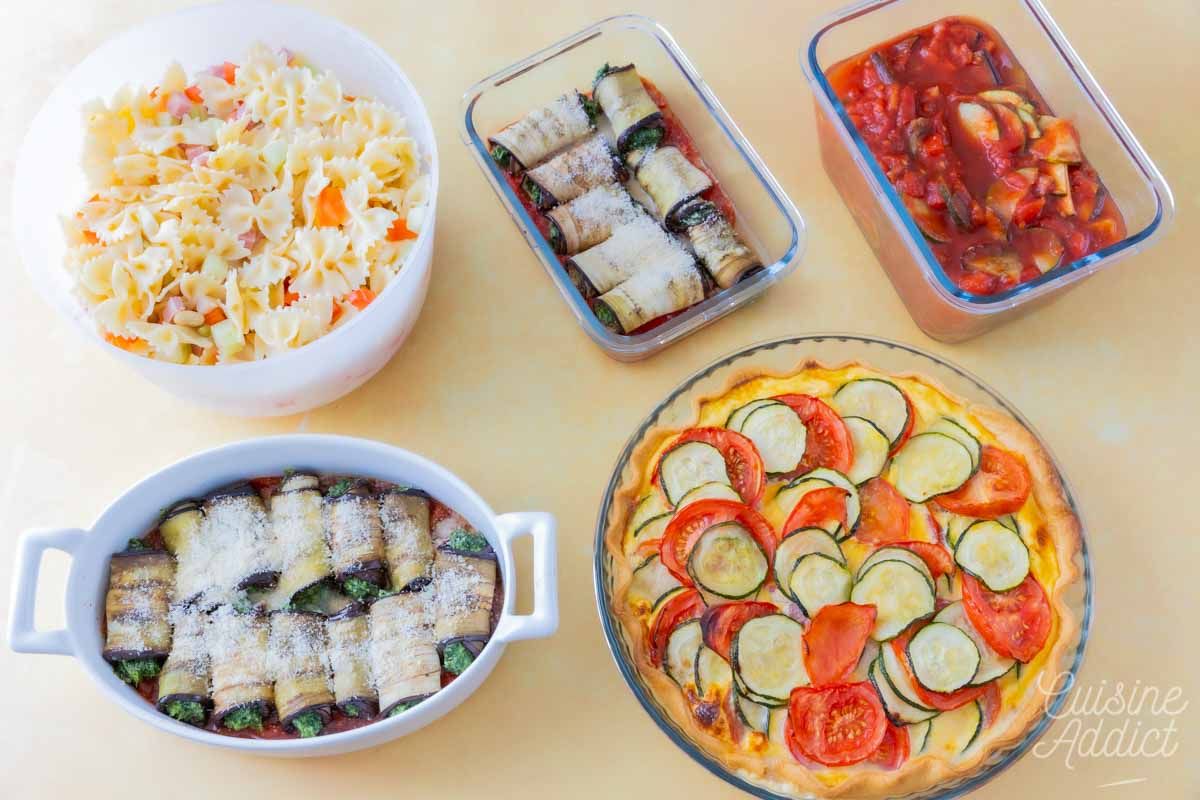 Salade de pâtes aux légumes