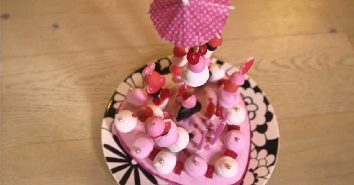 La magie d'un gâteau de bonbons