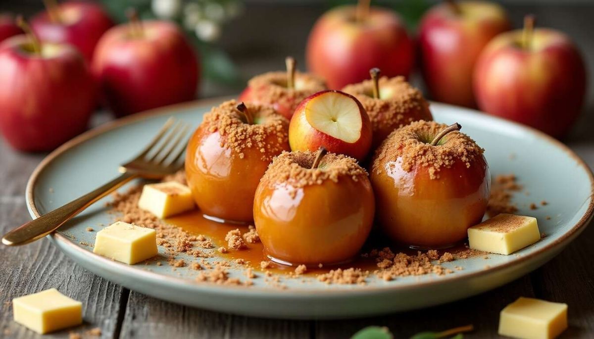 Pommes au caramel épicées de Noël : recette facile à l'airfryer