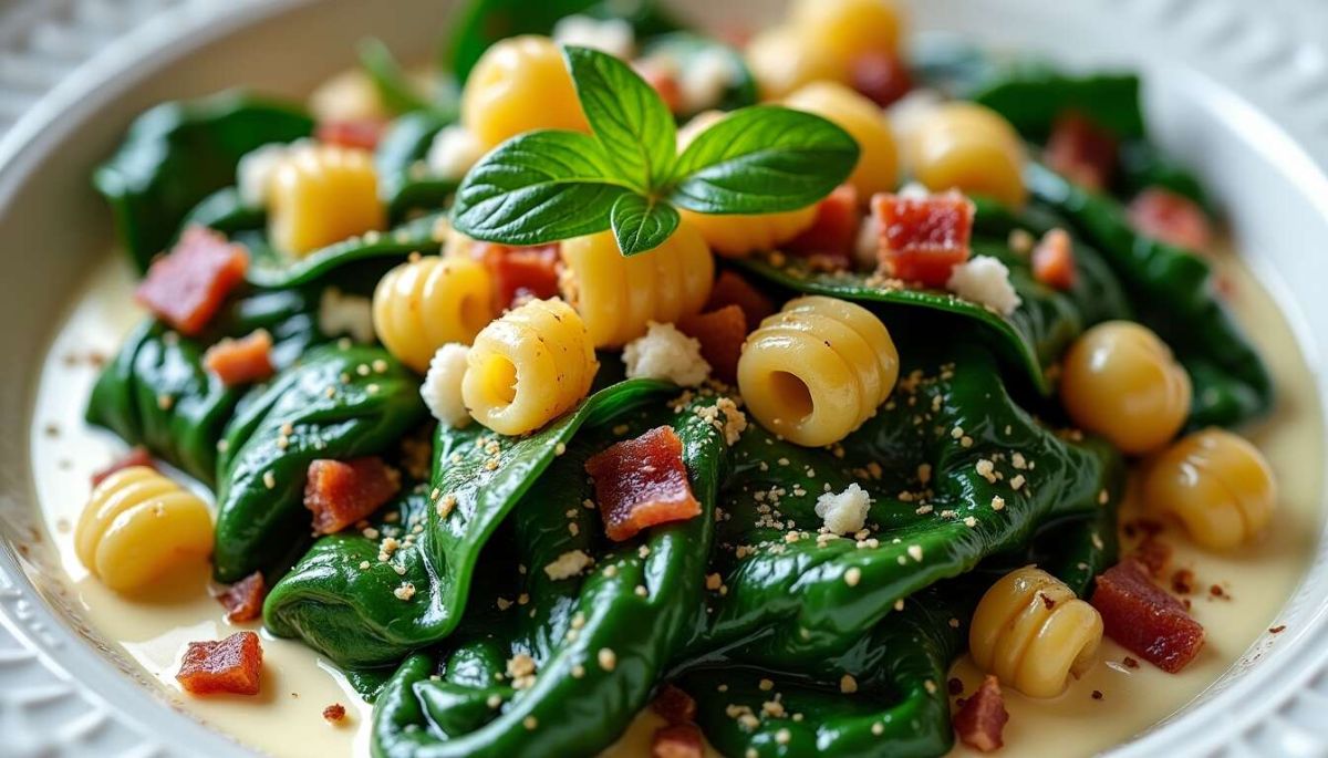 Savourez des blettes à la carbonara : une recette rapide et délicieuse