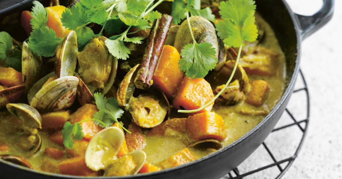 Curry de coquillages