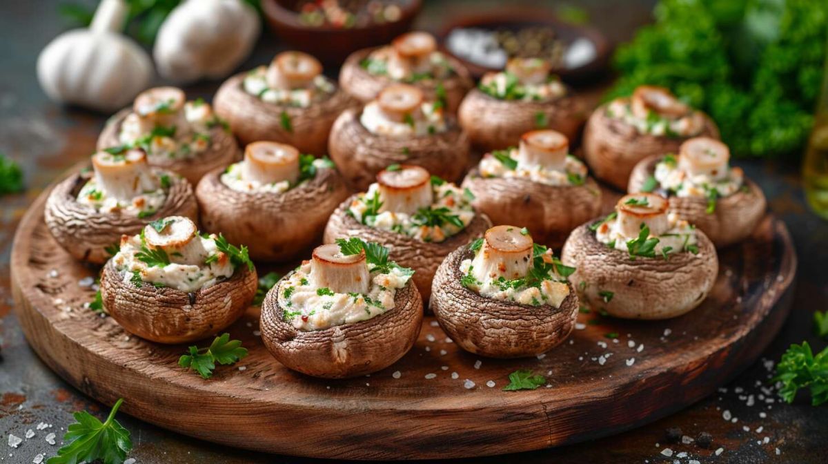 Découvrez la recette incontournable des champignons farcis