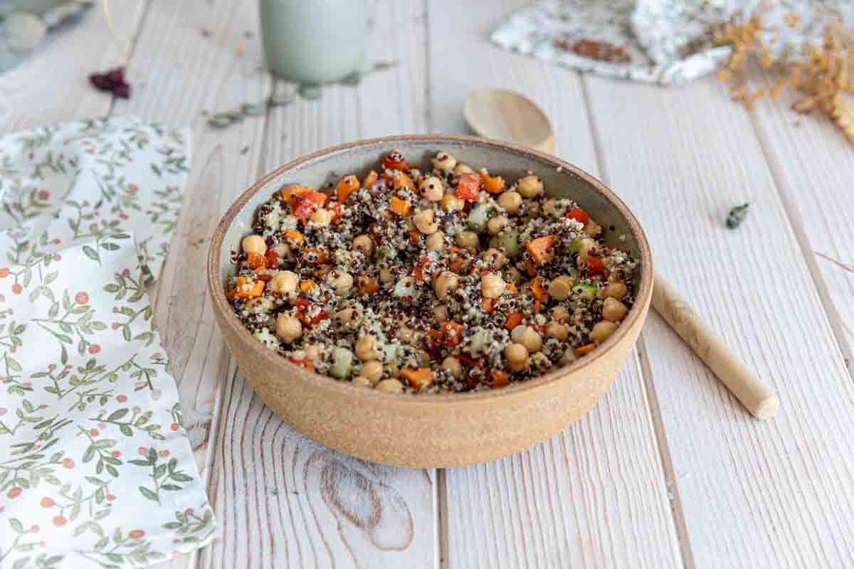 Salade de quinoa et pois chiches