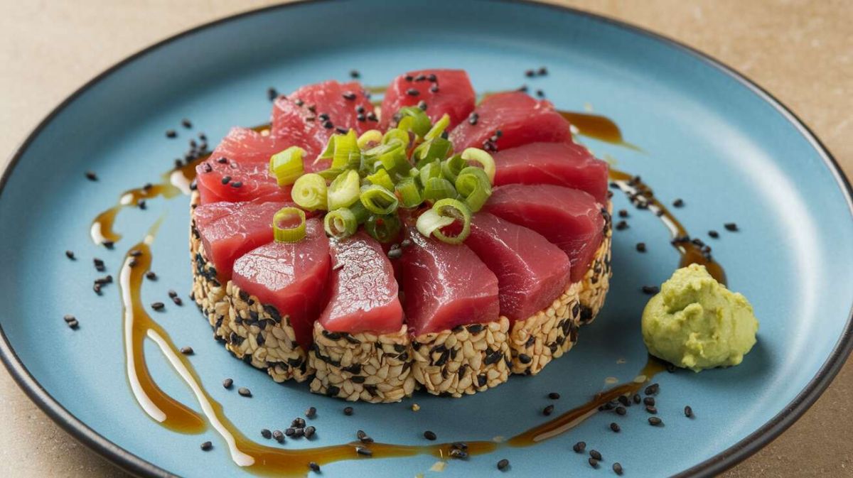 Dégustez un tartare de thon au ponzu et wasabi pour une expérience gustative inoubliable