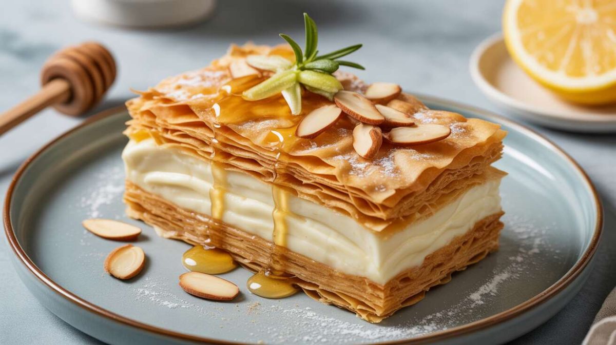 Découvrez le millefeuille croustillant au fromage frais revisité