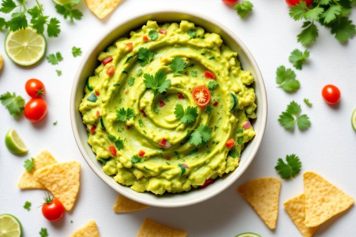 Un apéritif estival à la courgette : le guacamole réinventé