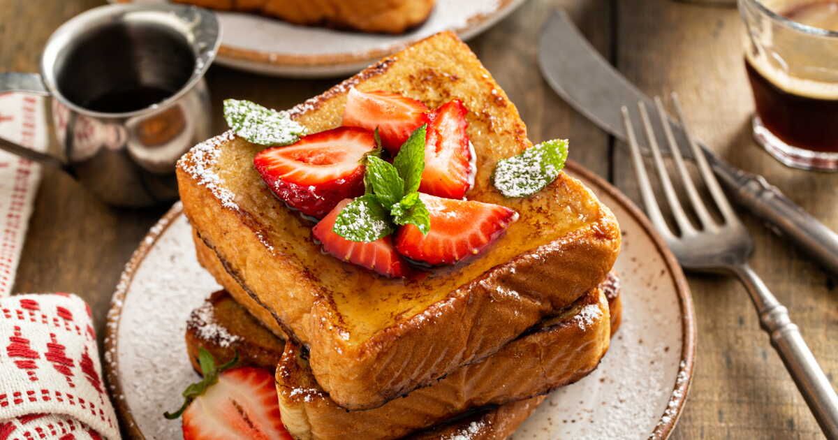 Pain perdu aux fraises façon croque-monsieur : la recette super gourmande de Laurent Mariotte