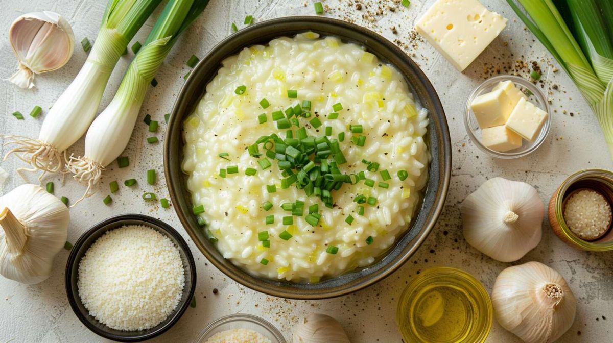 Un risotto crémeux aux poireaux qui réchauffe les cœurs