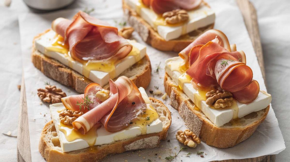 Évasion gourmande : tartine de Bayonne au fromage de brebis