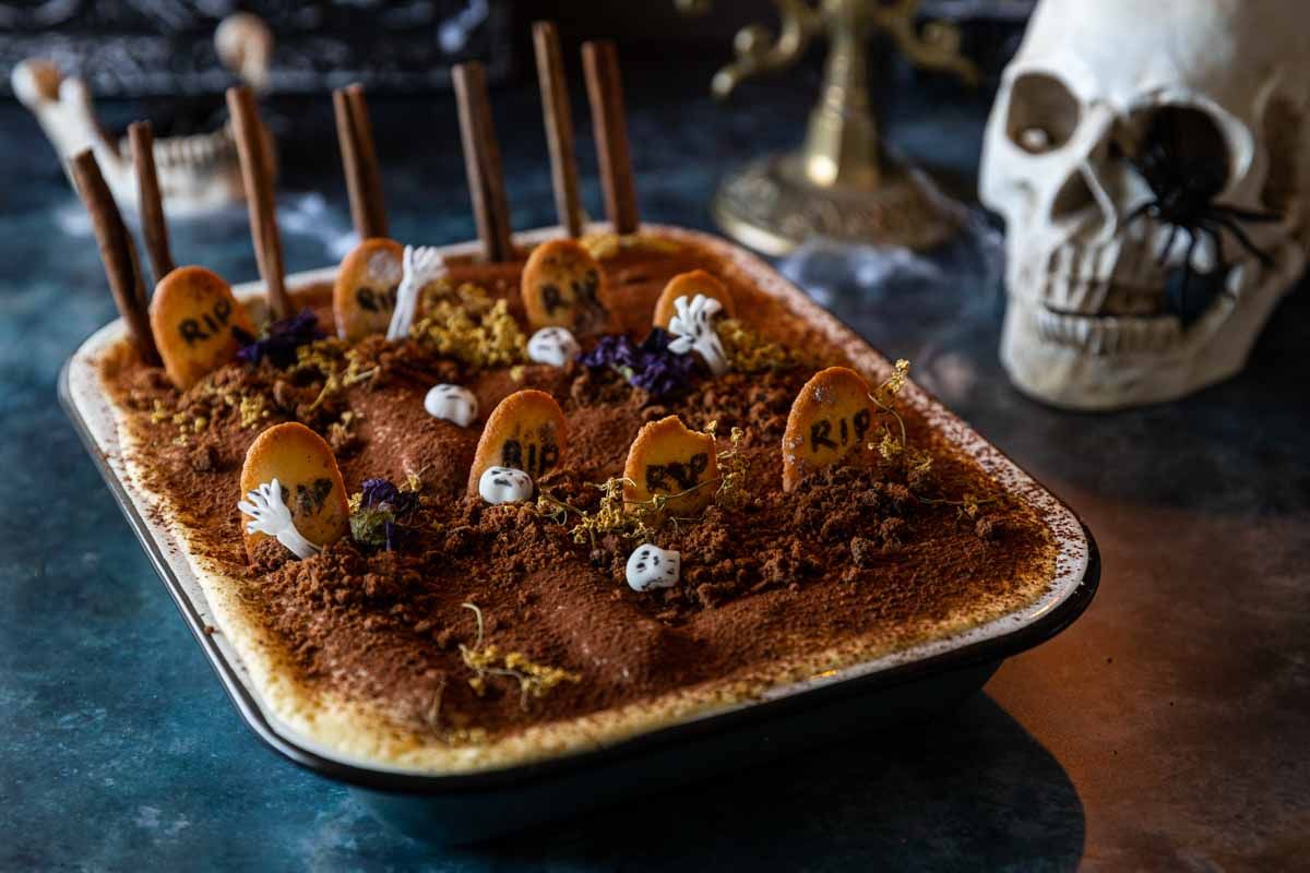Tiramigiù, le tiramisu d'Halloween qui donneront des frissons