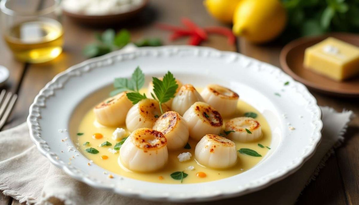 Blanquette de noix de saint-jacques : une recette savoureuse et facile