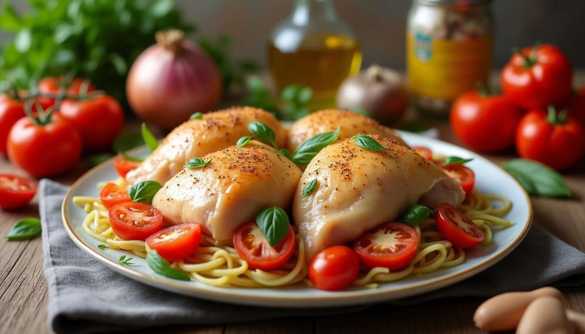 Découvrez la recette rapide du poulet basquaise au Cookeo