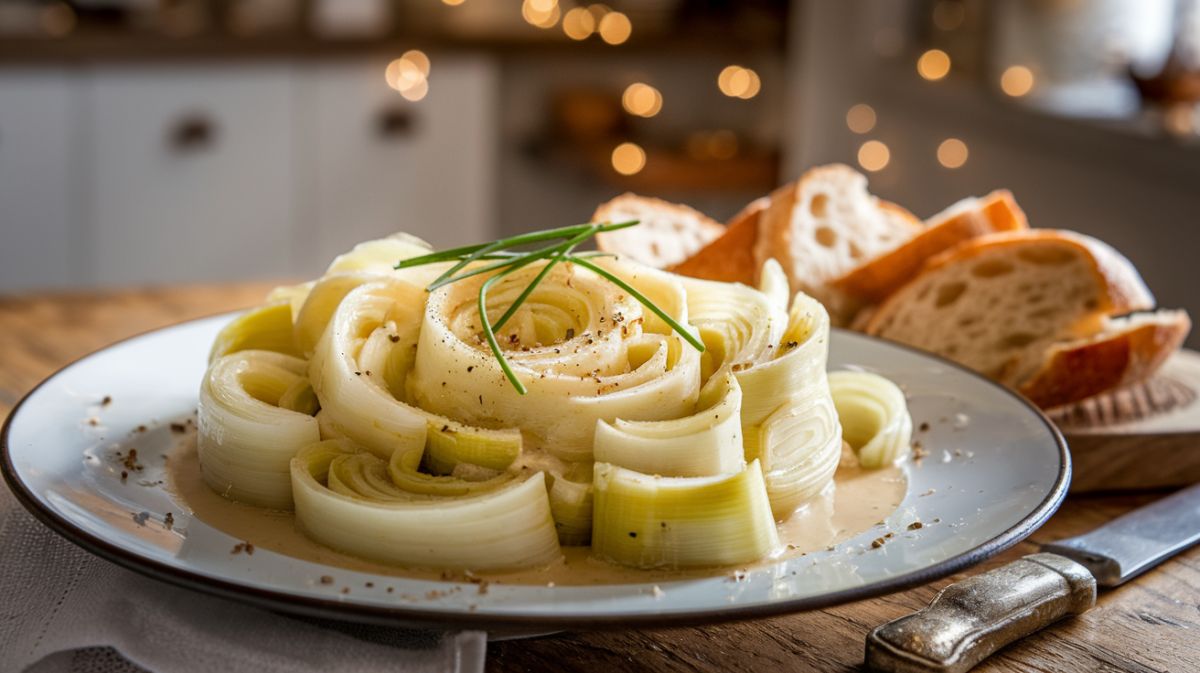 une fondue de poireaux crémeuse pour régaler vos convives