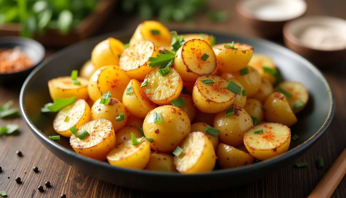 Des pommes de terre sautées légères pour un repas croustillant au Airfryer