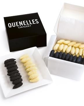 La nouvelle tendance des quenelles à l'encre de seiche