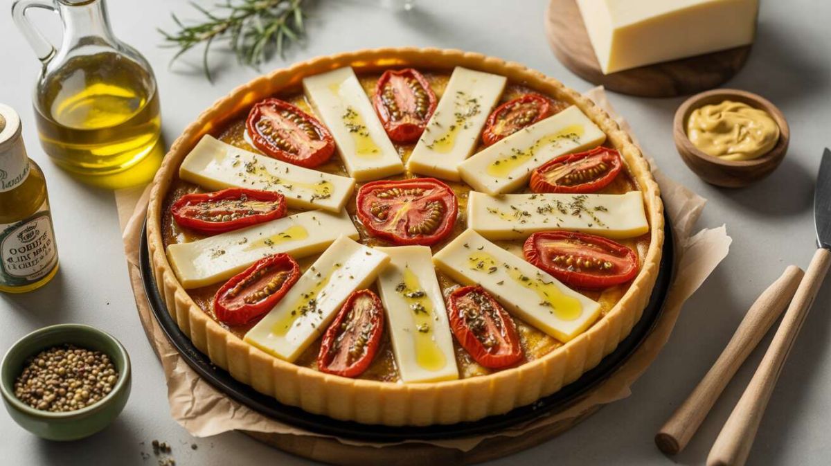 Une tarte gourmande aux tomates et à la raclette pour régaler vos convives