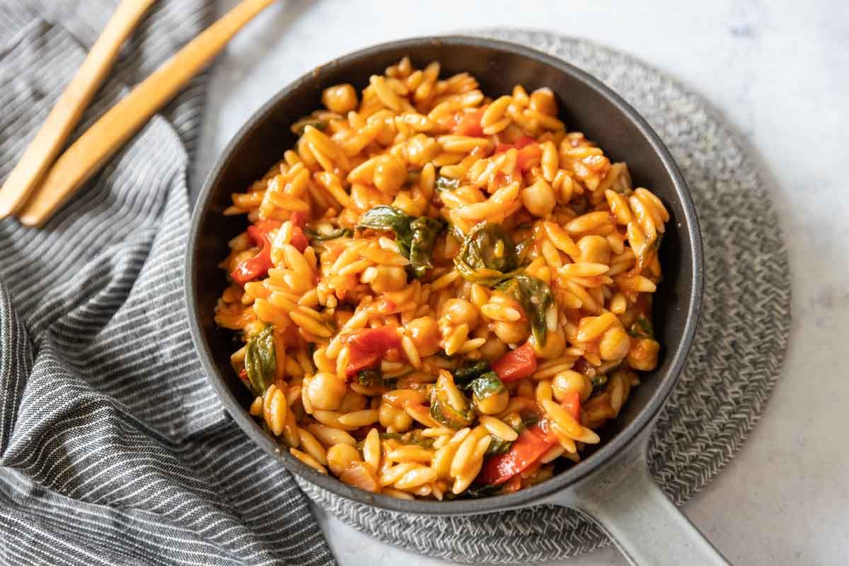 Orzo à la méditerranéenne